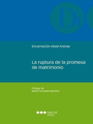 cover image of La ruptura de la promesa de matrimonio